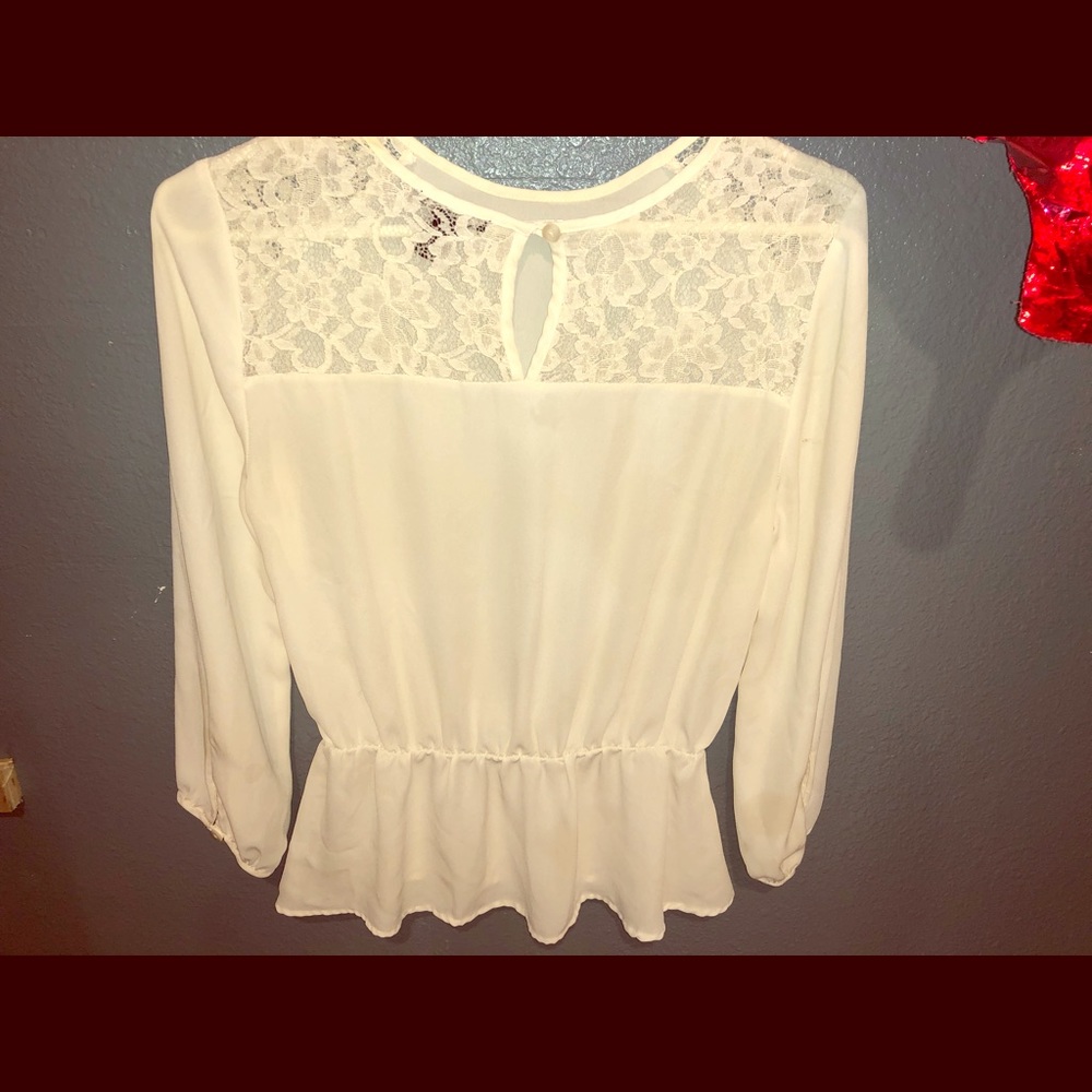 FOREVER 21 white blouse
